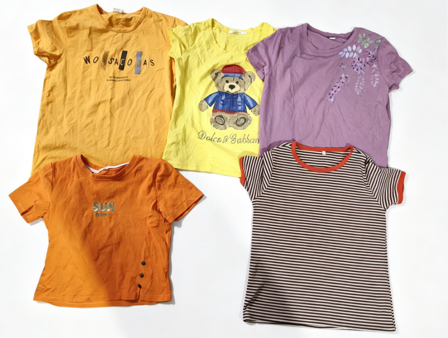 Used T-shirts from China used clothing supplier