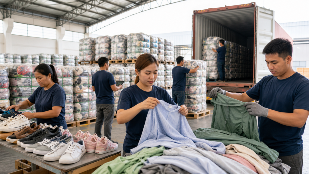 Used Clothing Wholesale for Philippines and Southeast Asia Buyers