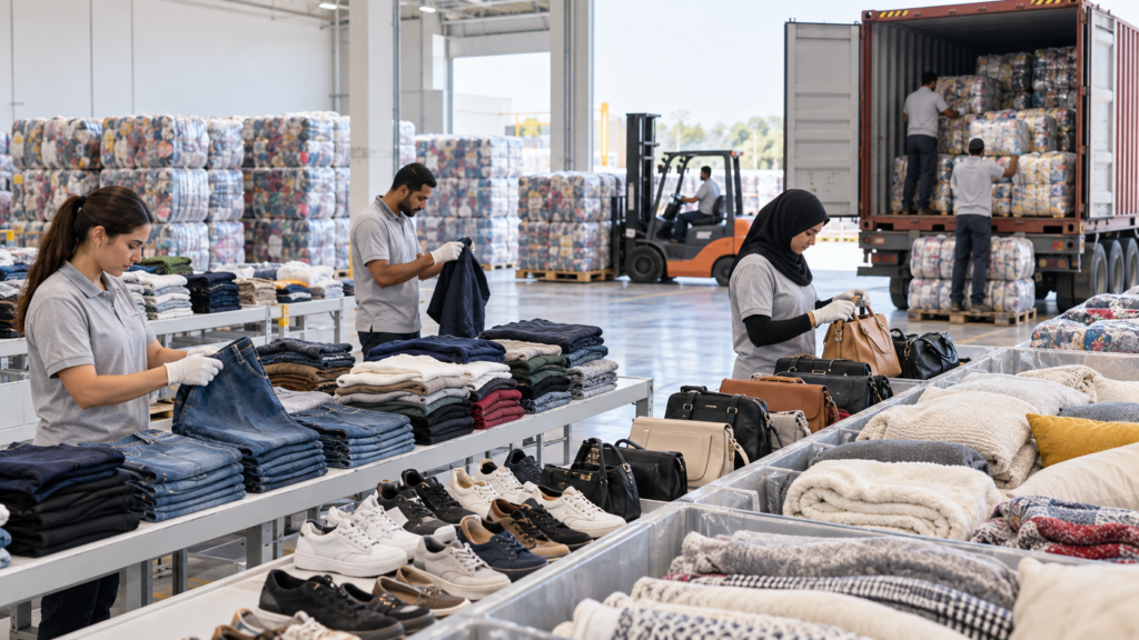 Middle East Used Clothing Supply Product Categories for Wholesalers